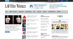 Desktop Screenshot of nclawyersweekly.com